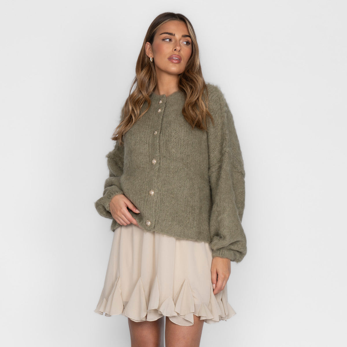 Oversized Cardigan Short "CozyGlam"