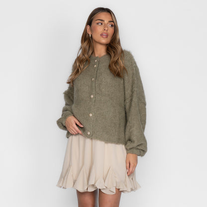 Oversized Cardigan Short "CozyGlam"