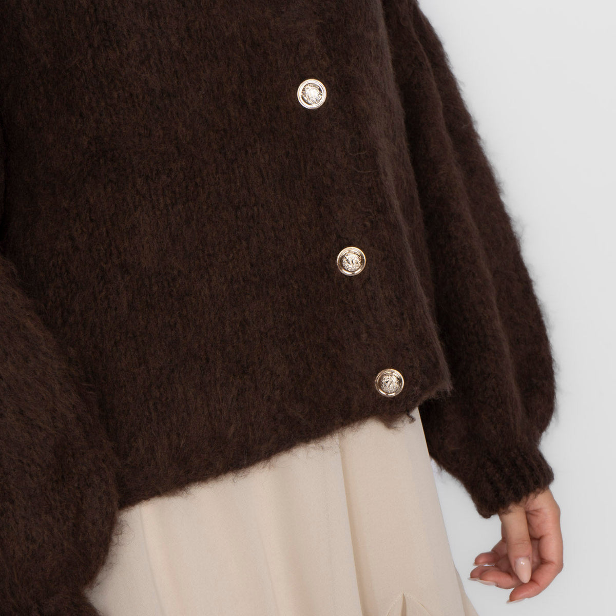 Oversized Cardigan Short "CozyGlam"