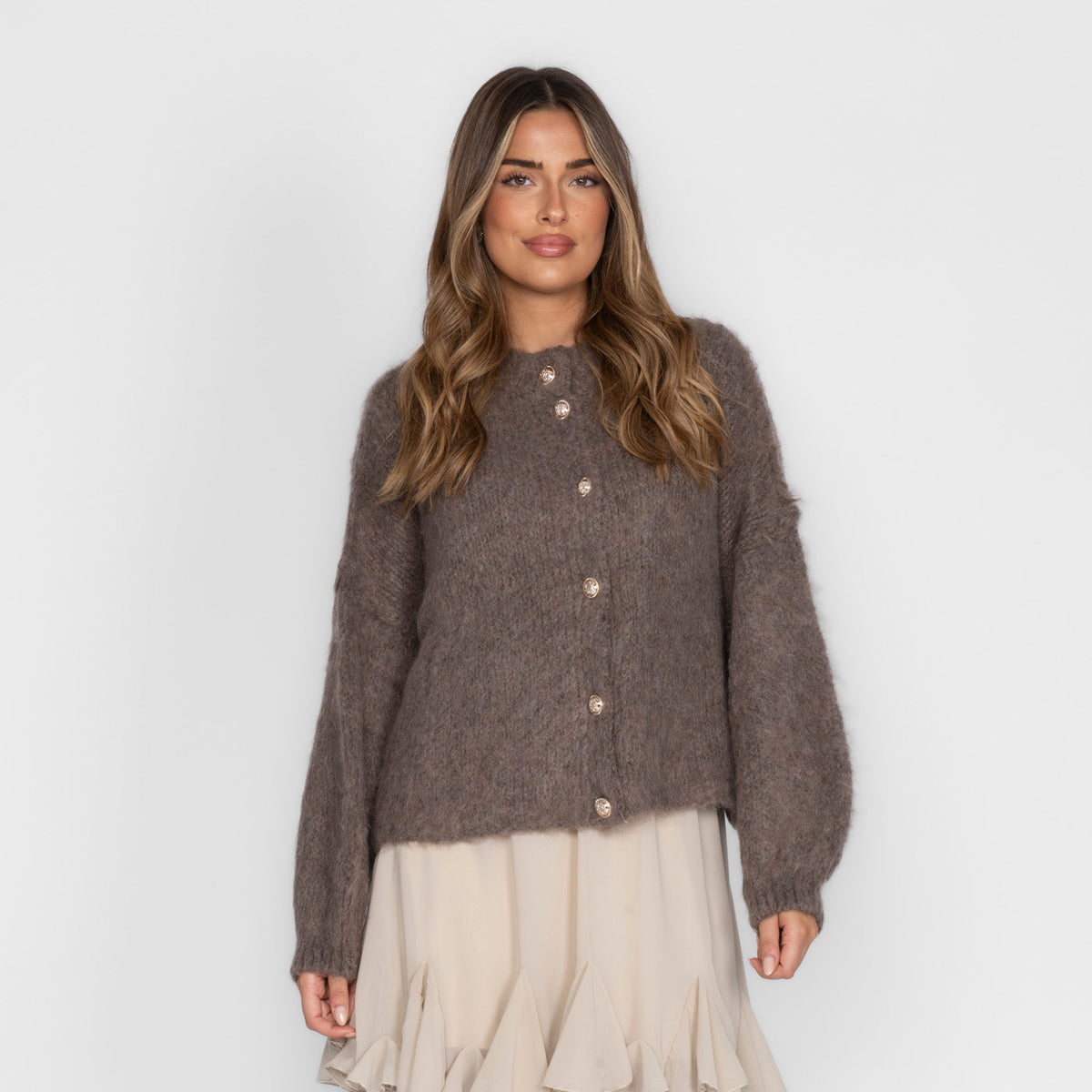 Oversized Cardigan Short "CozyGlam"