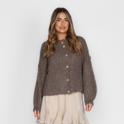 Oversized Cardigan Short "CozyGlam"