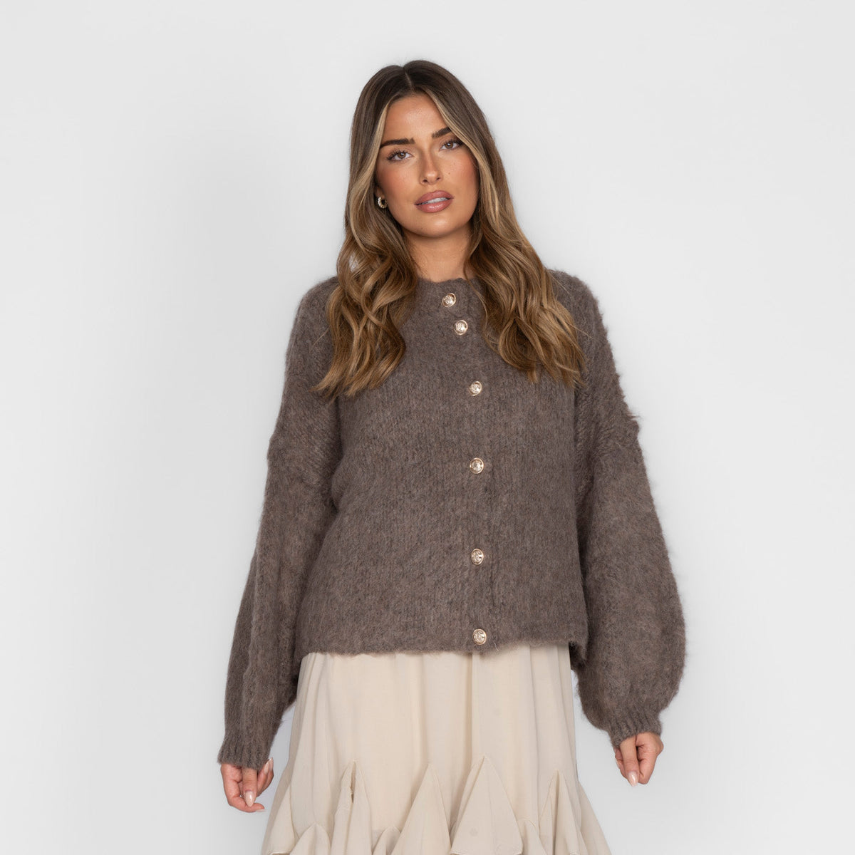 Oversized Cardigan Short "CozyGlam"