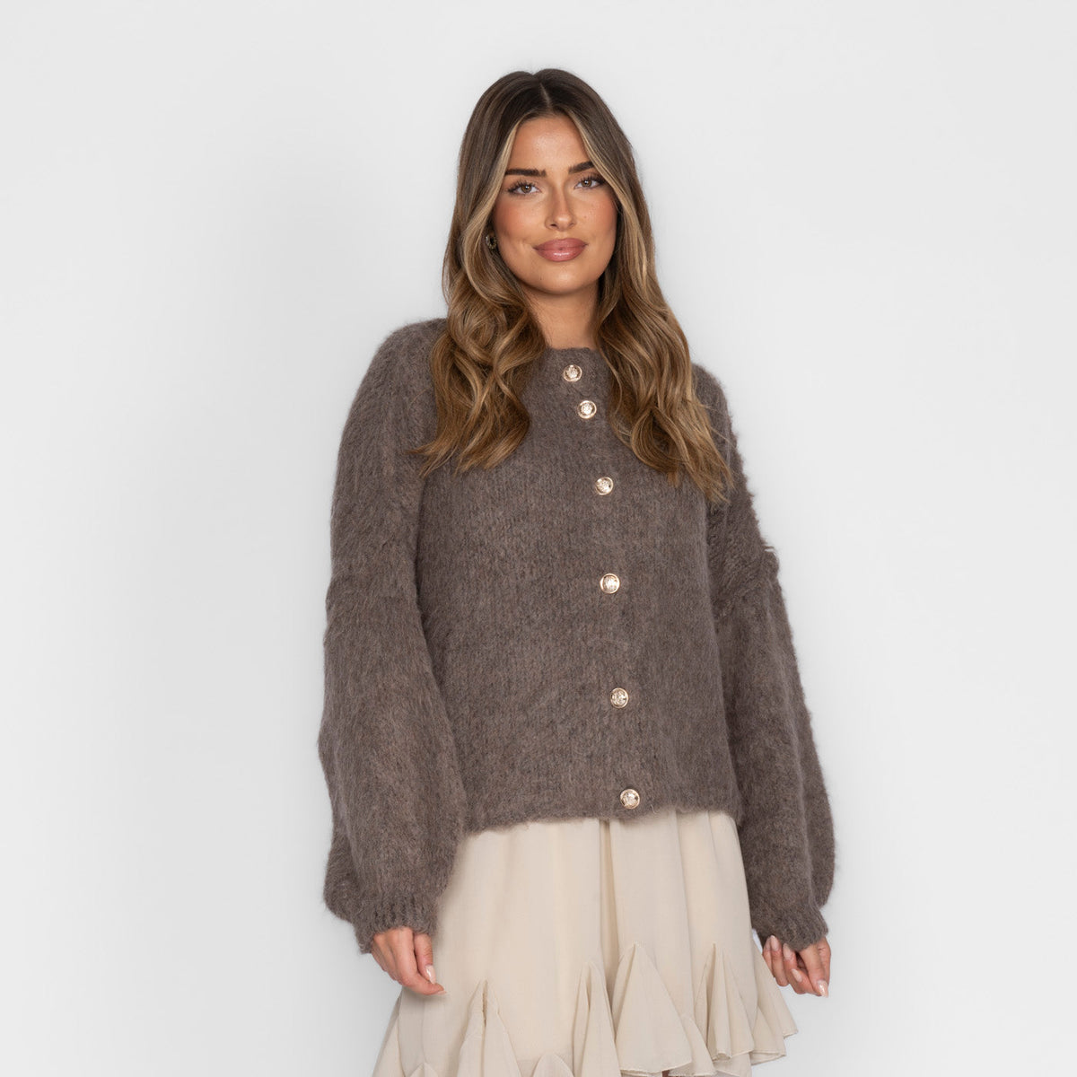 Oversized Cardigan Short "CozyGlam"