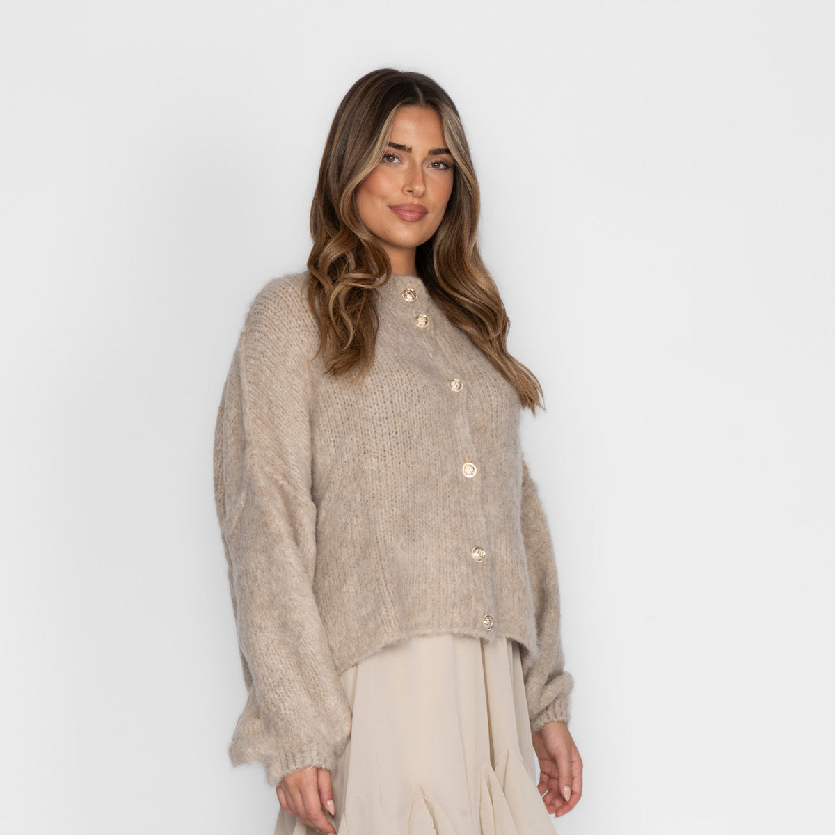 Oversized Cardigan Short "CozyGlam"