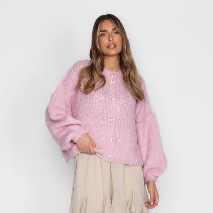 Oversized Cardigan Short "CozyGlam"