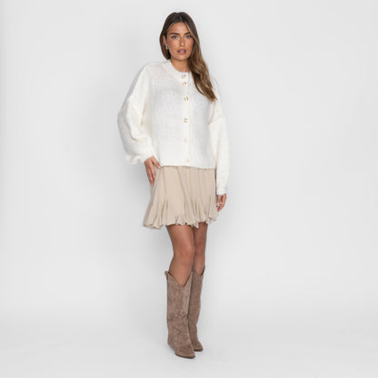 Oversized Cardigan Short "CozyGlam"