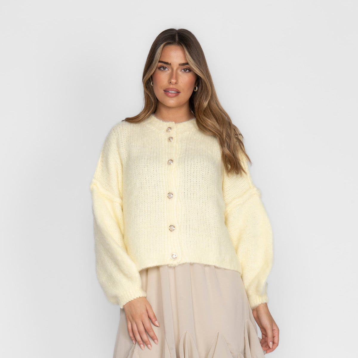 Oversized Cardigan Short "CozyGlam"