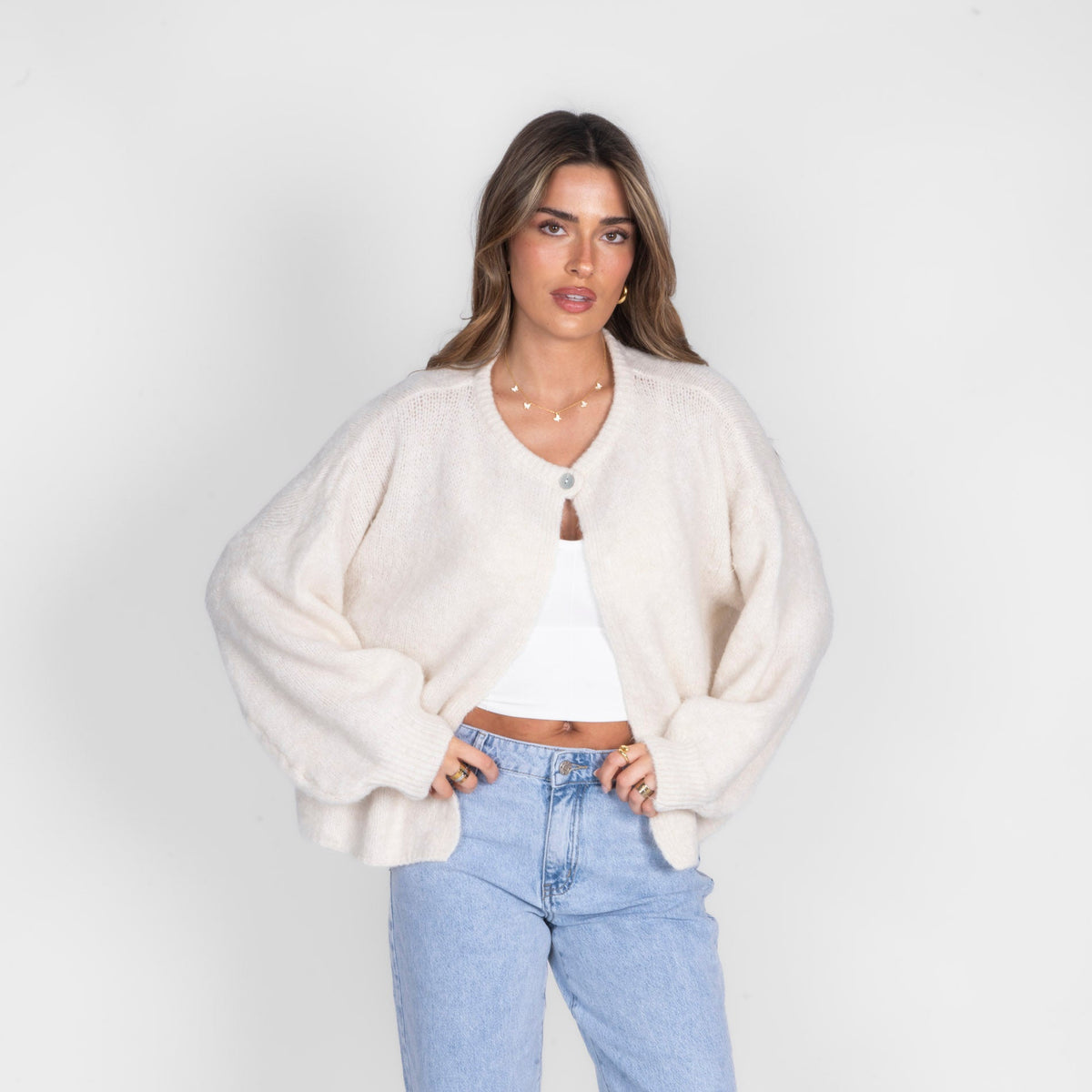 Oversized Cardigan "CozyGlam"