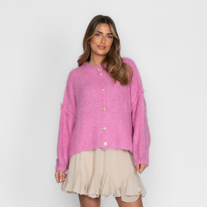 Oversized Cardigan Short "CozyGlam"