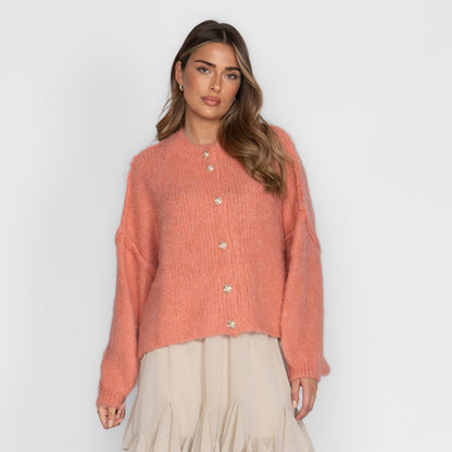 Oversized Cardigan Short "CozyGlam"