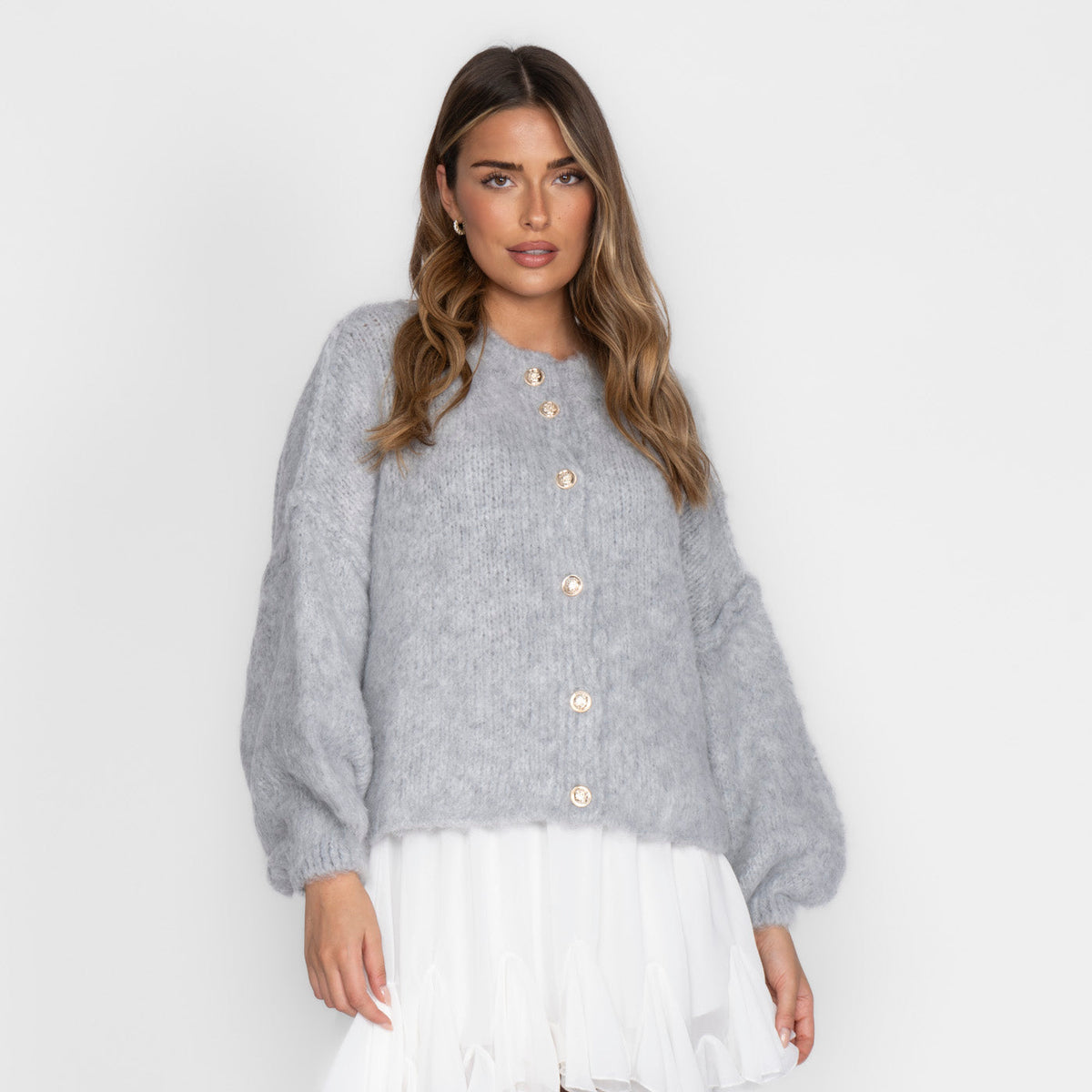 Oversized Cardigan Short "CozyGlam"