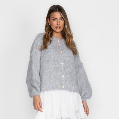 Oversized Cardigan Short "CozyGlam"