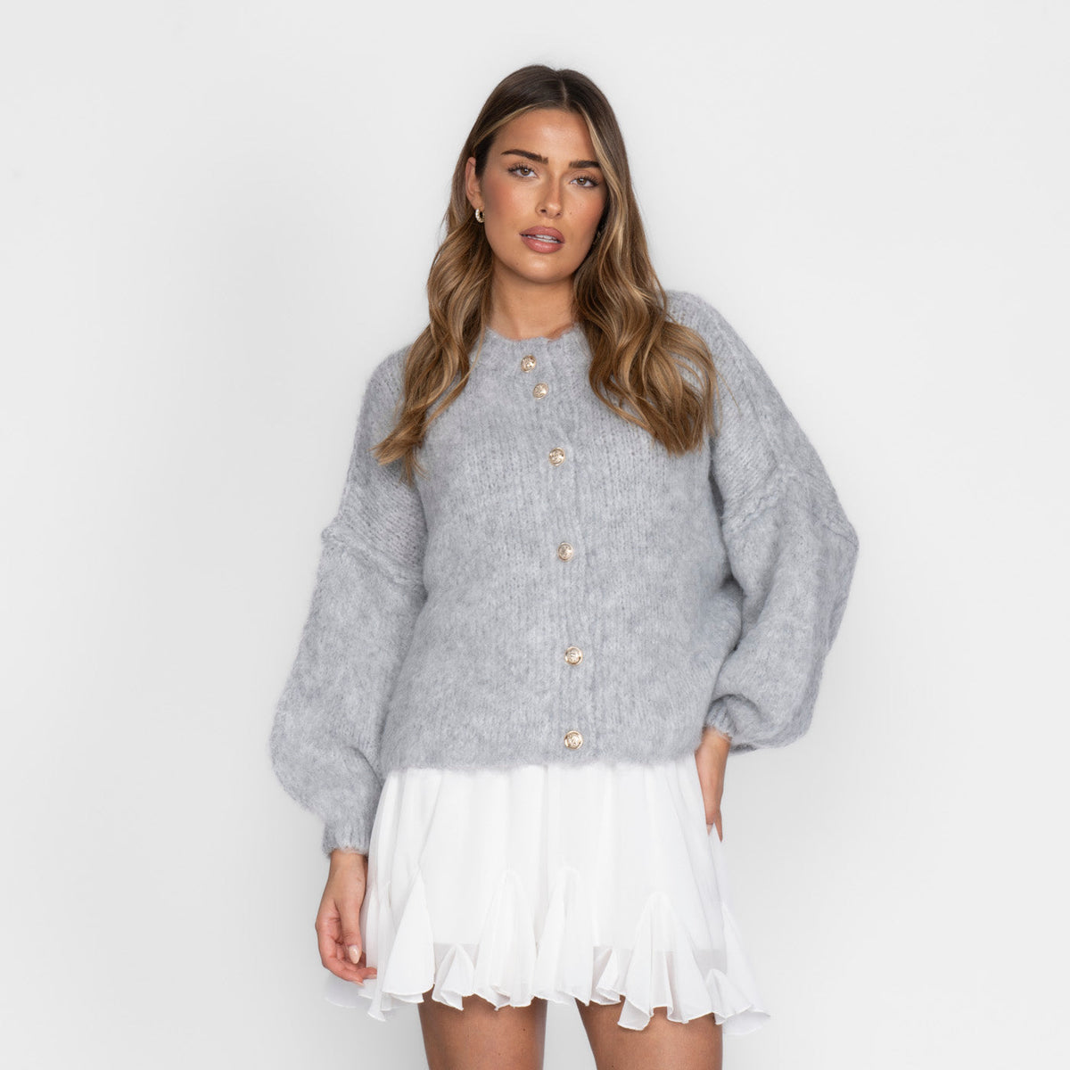Oversized Cardigan Short "CozyGlam"