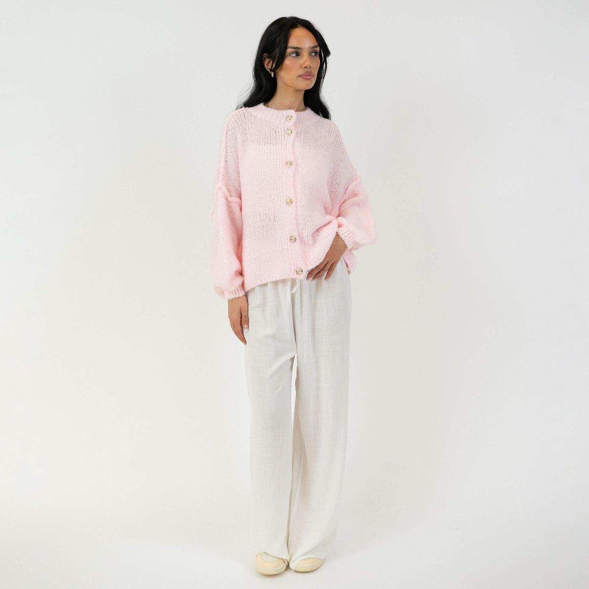 Oversized Cardigan Short "CozyGlam"