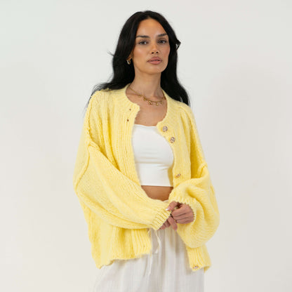 Oversized Cardigan Short "CozyGlam"