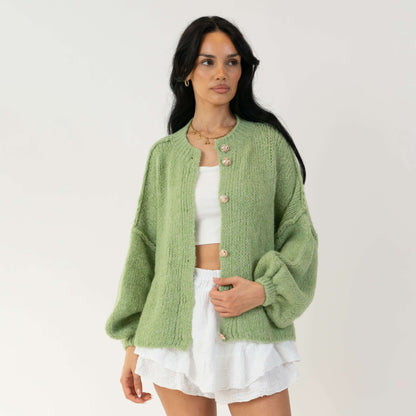Oversized Cardigan Short "CozyGlam"