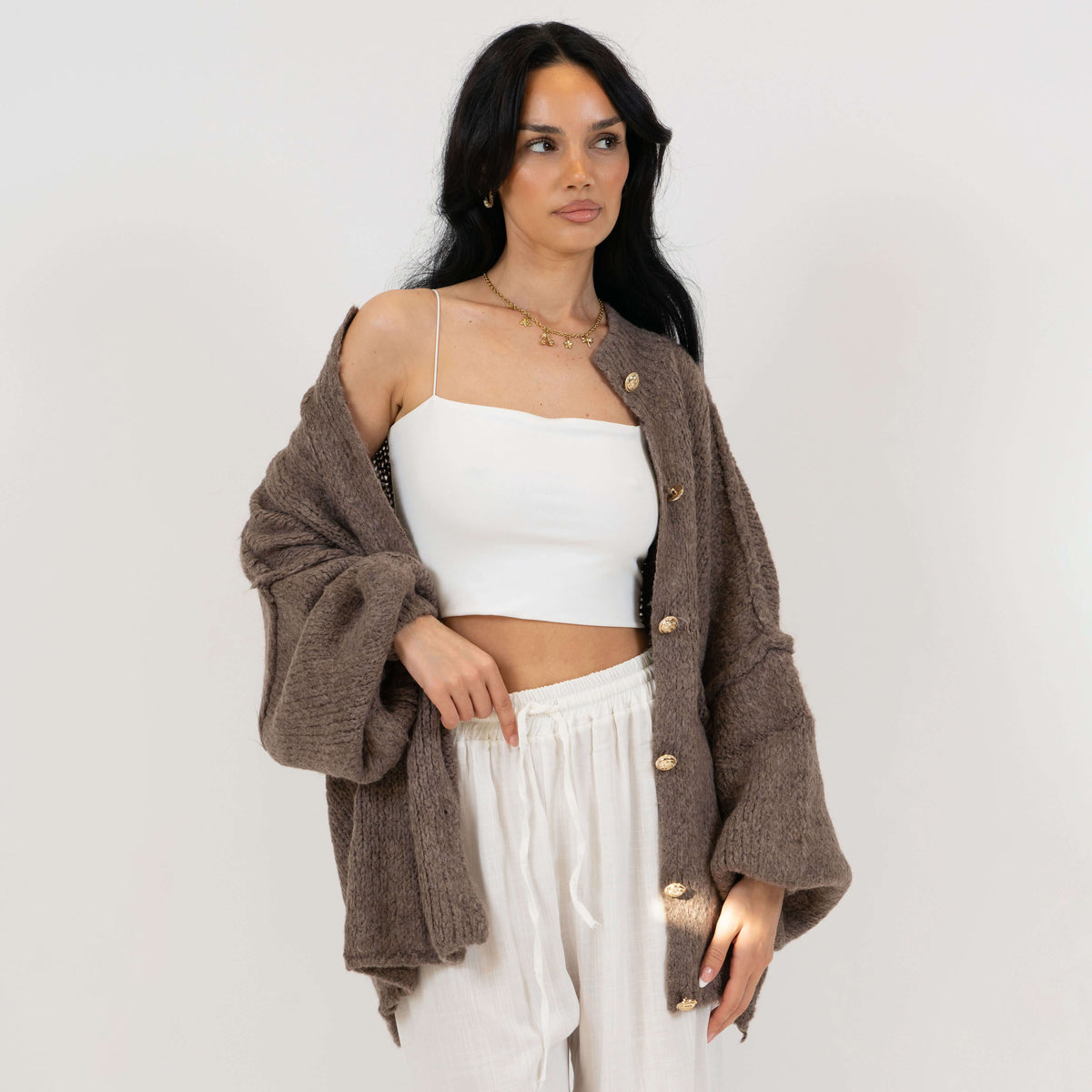 Cárdigan extragrande "CozyGlam