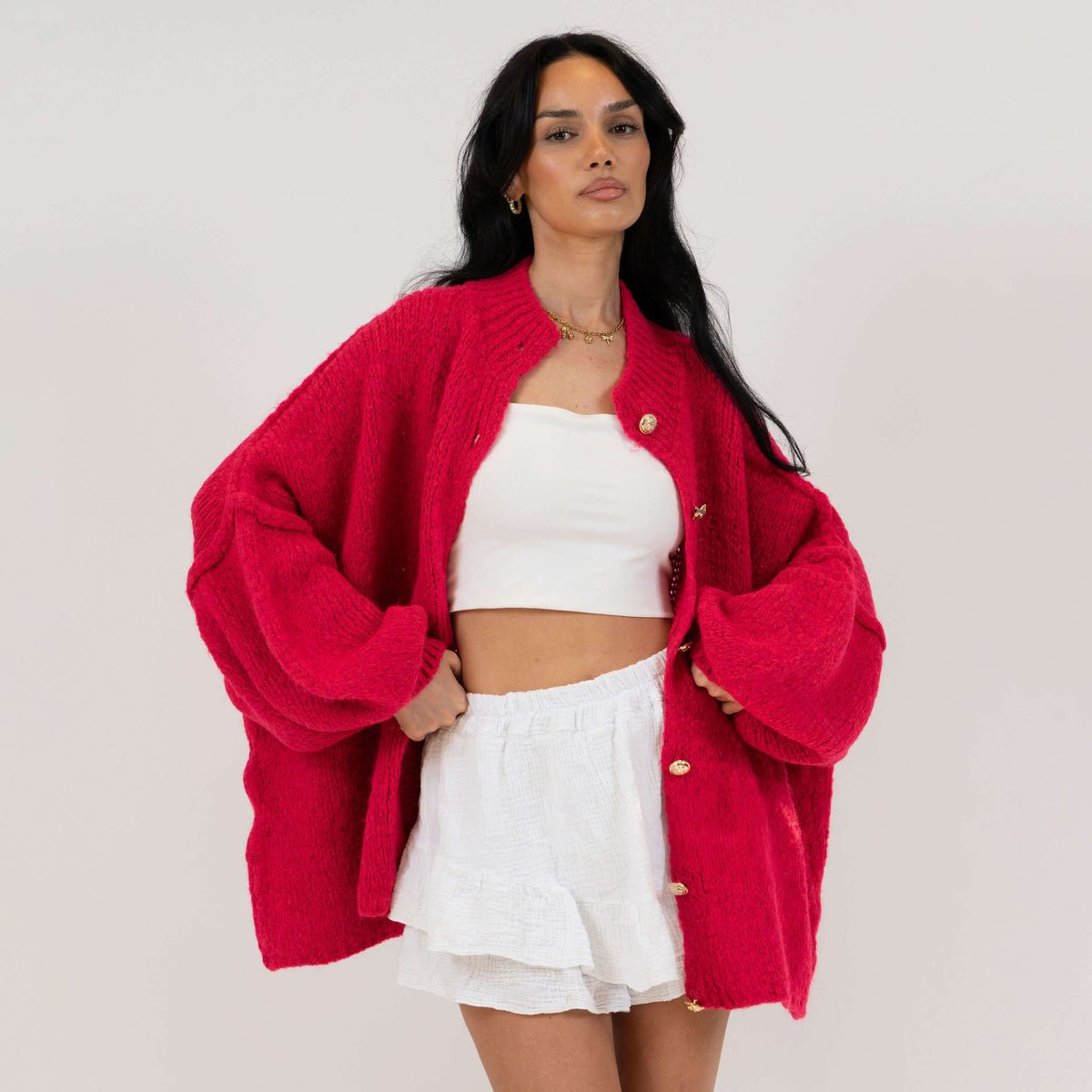 Cárdigan extragrande "CozyGlam