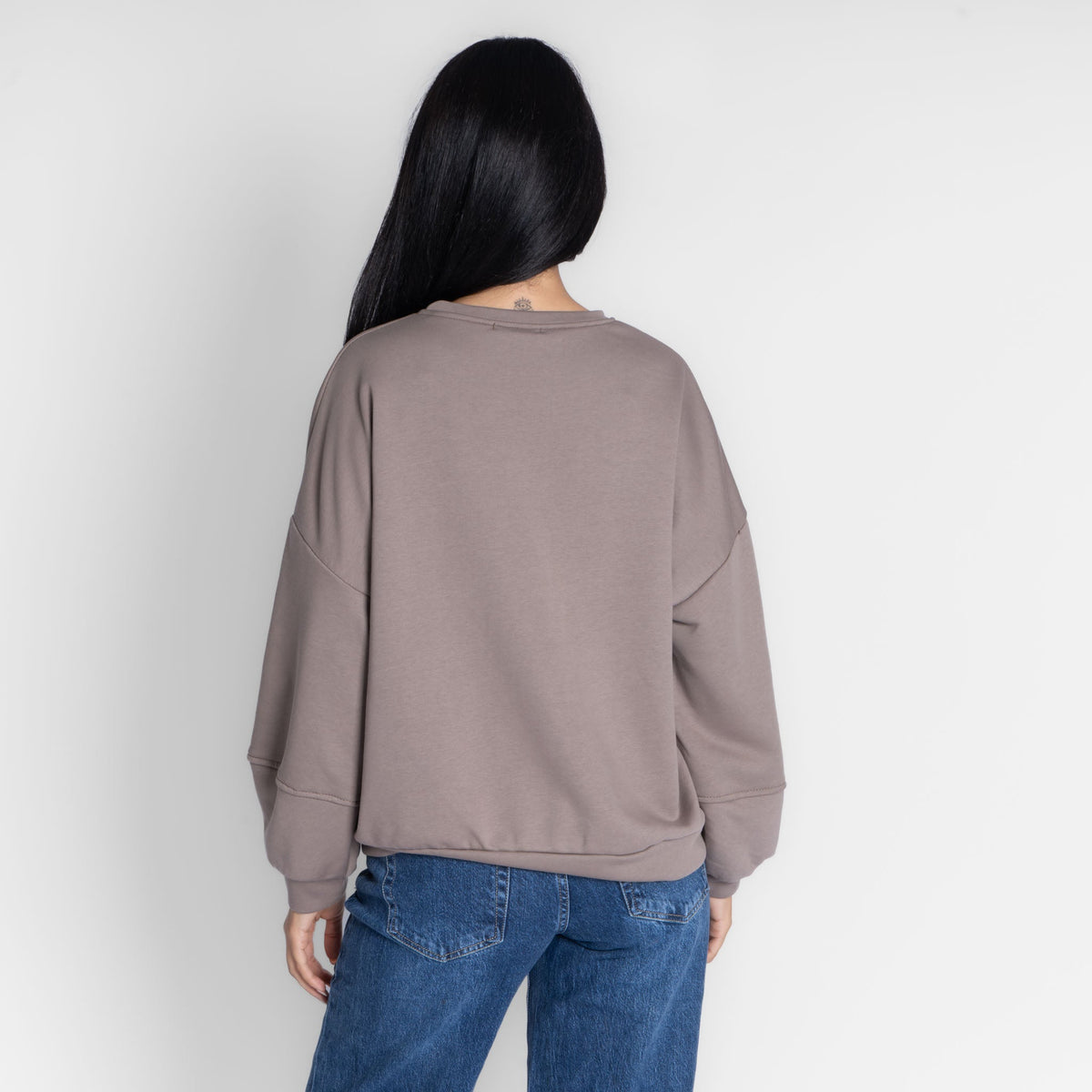 Suéter oversize acogedor