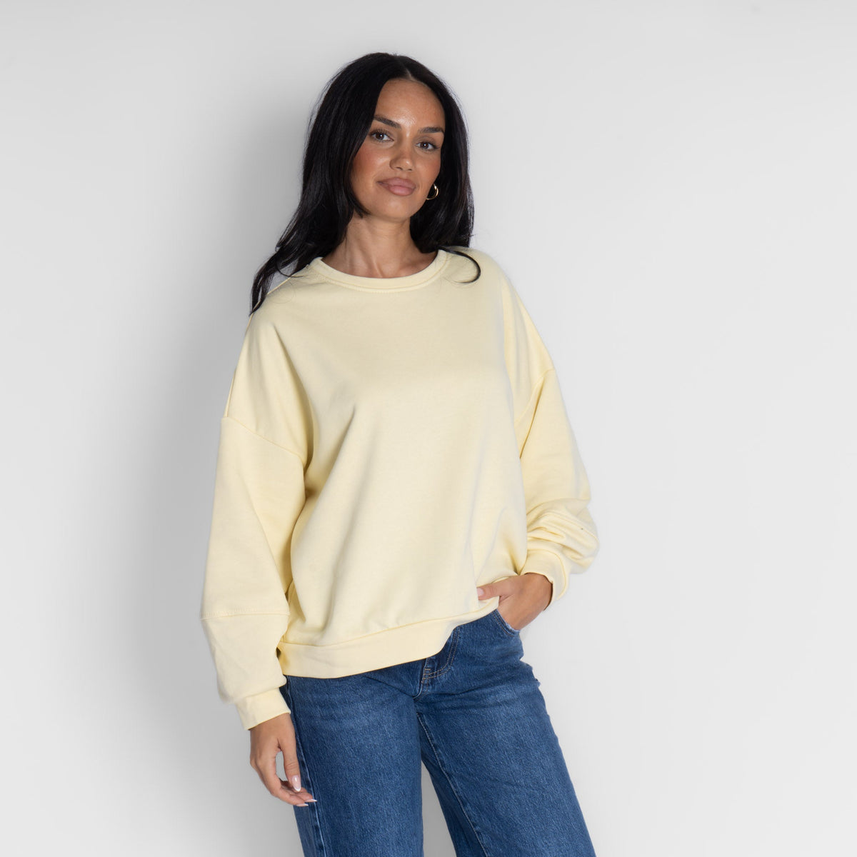 Suéter oversize acogedor