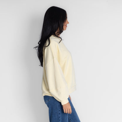 Suéter oversize acogedor