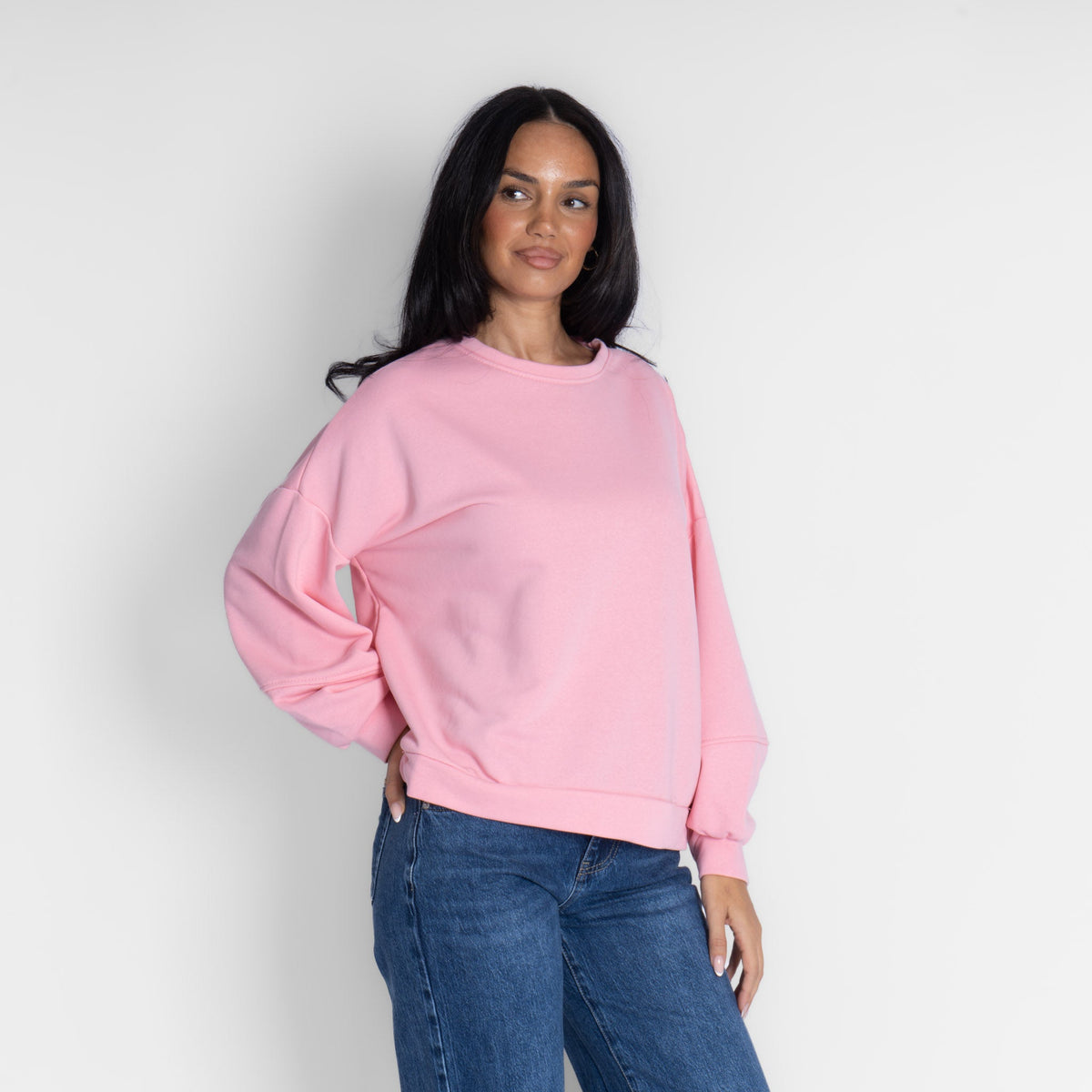 Suéter oversize acogedor