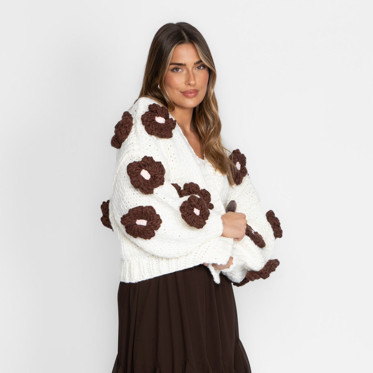 Handmade Rose Cardigan