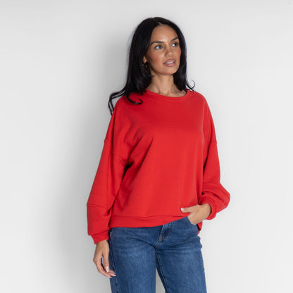 Suéter oversize acogedor