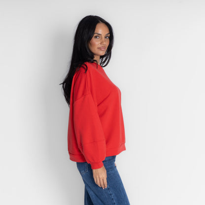 Suéter oversize acogedor