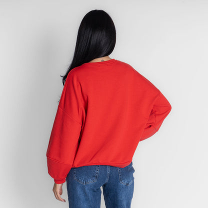 Suéter oversize acogedor