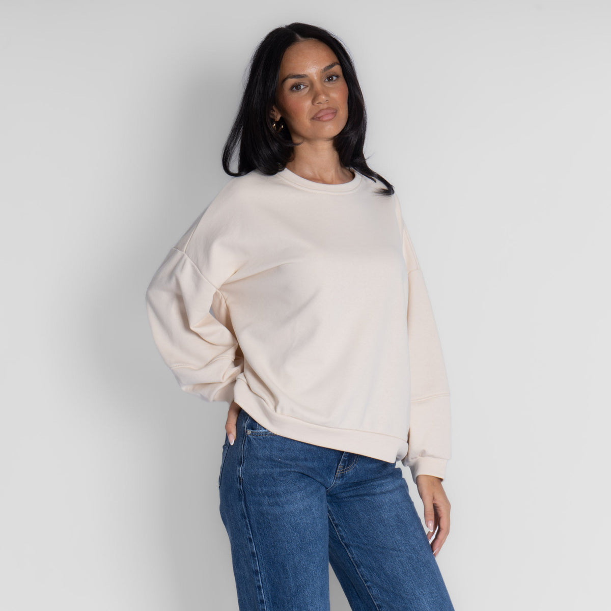 Suéter oversize acogedor