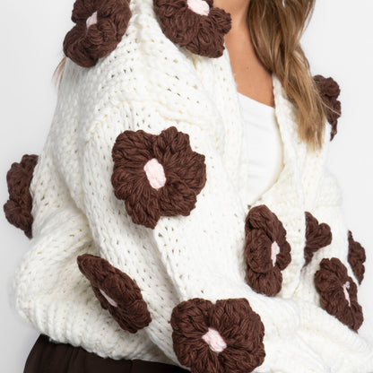 Handmade Rose Cardigan