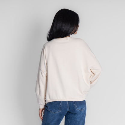 Suéter oversize acogedor