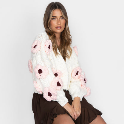 Handmade Rose Cardigan