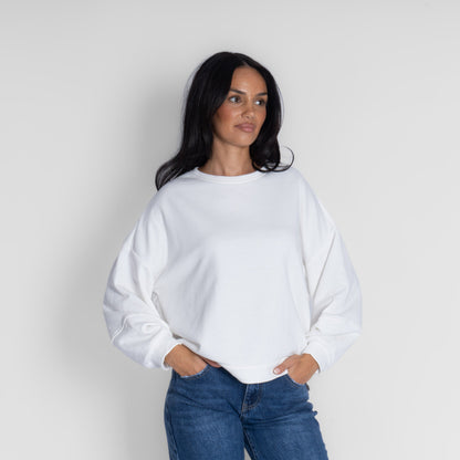 Suéter oversize acogedor