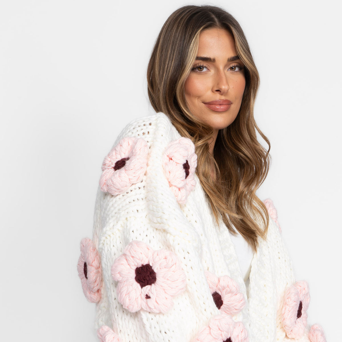 Handmade Rose Cardigan