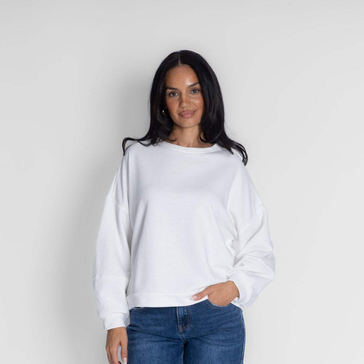 Suéter oversize acogedor