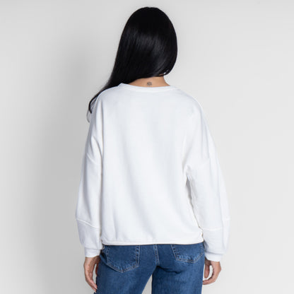 Suéter oversize acogedor