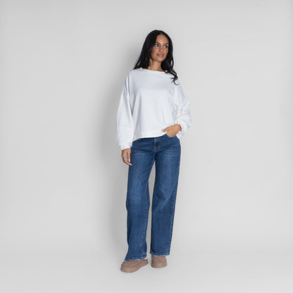 Suéter oversize acogedor