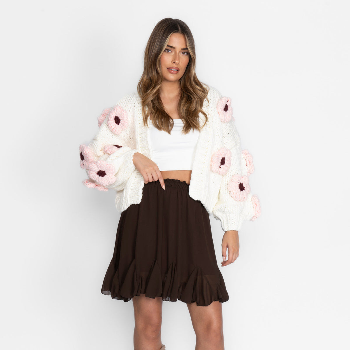 Handmade Rose Cardigan