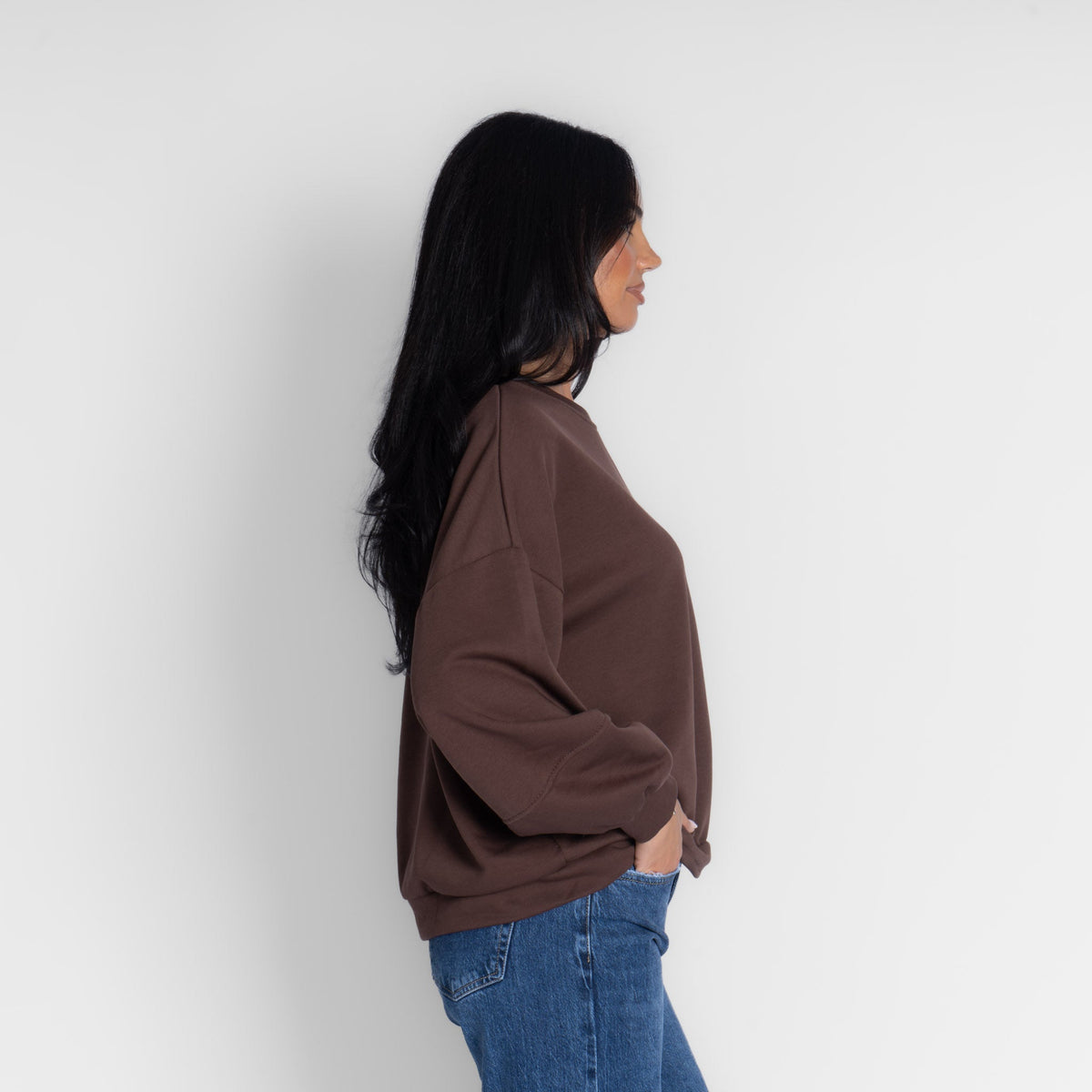 Suéter oversize acogedor