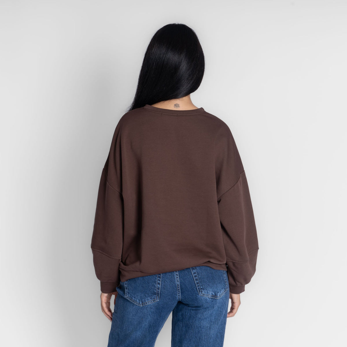 Suéter oversize acogedor
