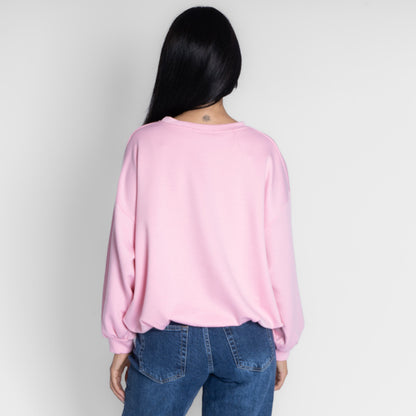Suéter oversize con fruncido
