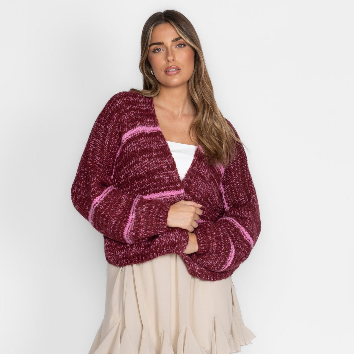 Oversized Cardigan Short "CozyGlam"