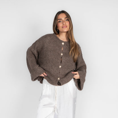 Oversized Cardigan "CozyGlam"