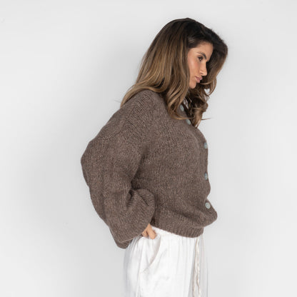 Oversized Cardigan "CozyGlam"
