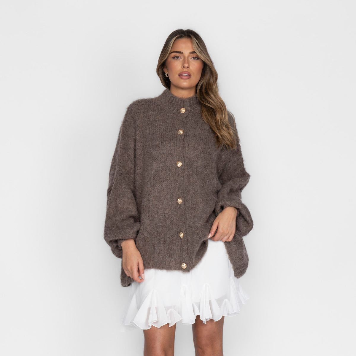 Ultra Softer Oversized Cardigan "CozyGlam"