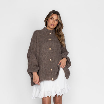 Ultra Softer Oversized Cardigan "CozyGlam"