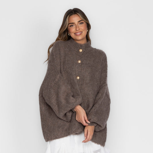 Ultra Softer Oversized Cardigan "CozyGlam"