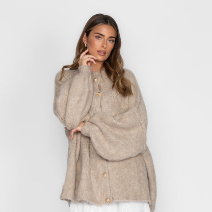 Ultra Softer Oversized Cardigan "CozyGlam"